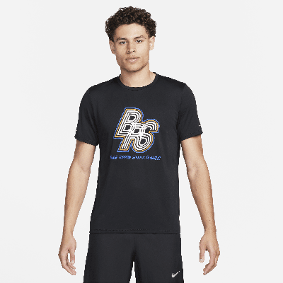 Shop Nike Men's Running Energy Rise 365 Dri-fit Short-sleeve Running Top In Black