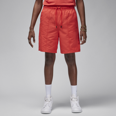 Shop Jordan Men's  Essentials Woven Shorts In Red