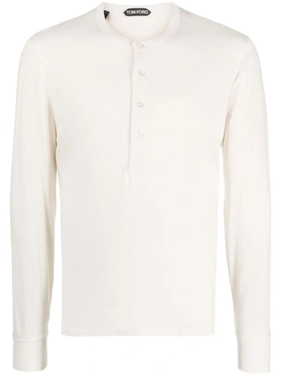 Shop Tom Ford Shirt Clothing In Nude & Neutrals