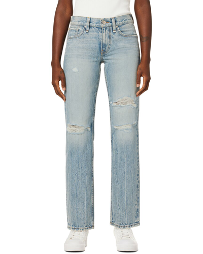 Shop Hudson Jeans Jocelyn Low-rise Waterfall Dest Straight Leg Jean