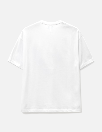 Shop 3paradis White Birds Outline T-shirt