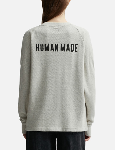 Shop Human Made Thermal Long Sleeve T-shirt