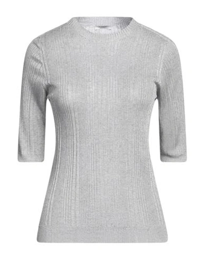 Shop Peserico Woman Sweater Grey Size 8 Viscose, Polyester