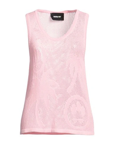 Barrow Woman Sweater Pink Size L Viscose, Polyester In Pink
