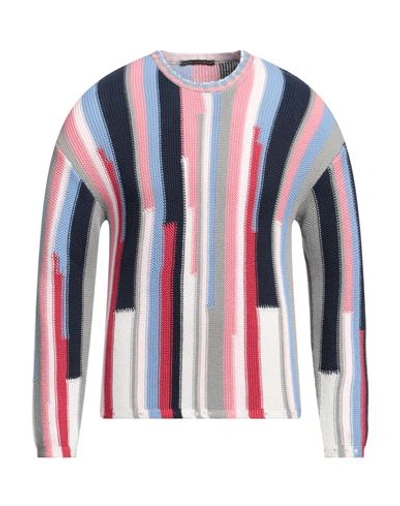 Shop Daniele Alessandrini Man Sweater Pink Size 38 Cotton