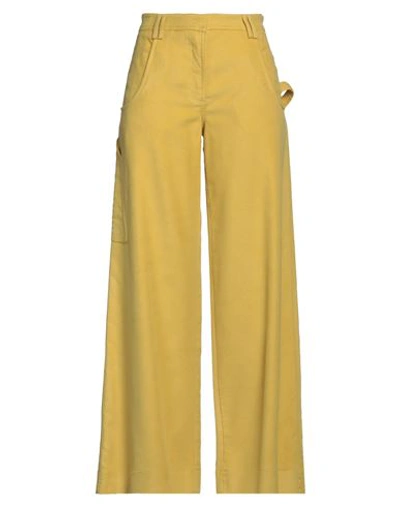 Shop Missoni Woman Pants Yellow Size 4 Viscose, Cotton