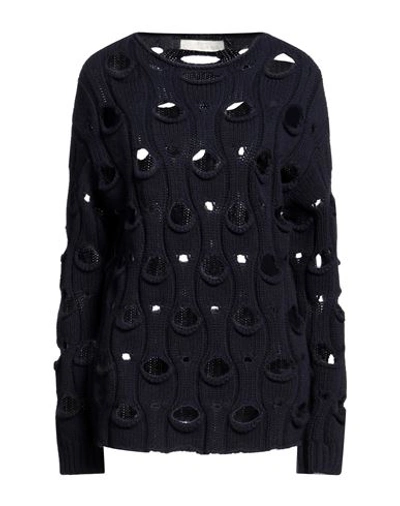 Shop Tela Woman Sweater Midnight Blue Size M Wool