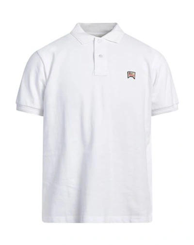 Shop Roy Rogers Roÿ Roger's Man Polo Shirt White Size L Cotton