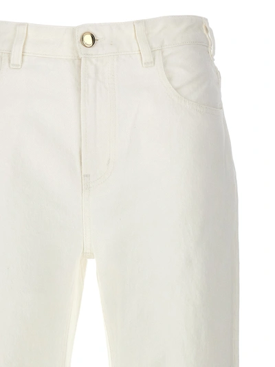 Shop Chloé Flare Leg Jeans White