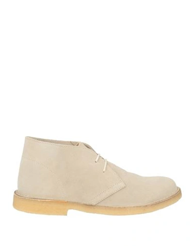Shop Astorflex Man Ankle Boots Light Grey Size 12 Soft Leather