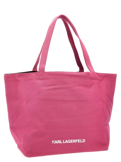 Shop Karl Lagerfeld K/ikonic 2.0 Tote Bag Fuchsia