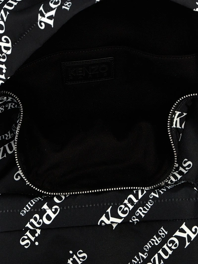 Shop Kenzo Gram Backpacks White/black