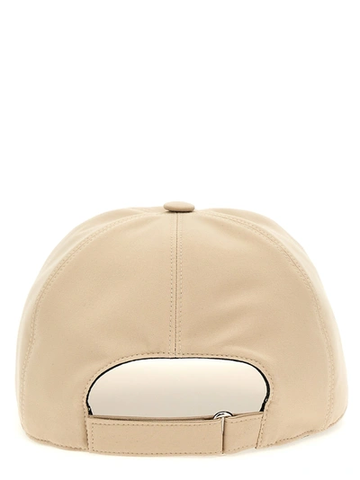 Shop Brioni Logo Embroidery Cap Hats Beige