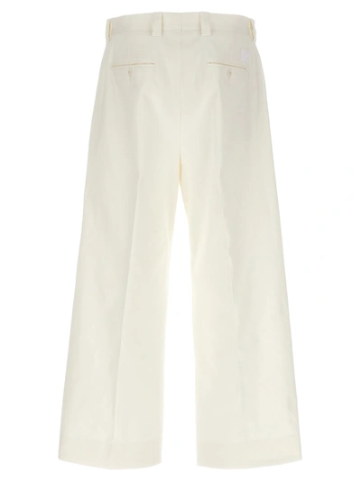 Shop Dolce & Gabbana Loose Leg Pants White