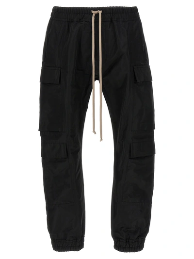 Shop Rick Owens Mastodon Megacargo Pants Black