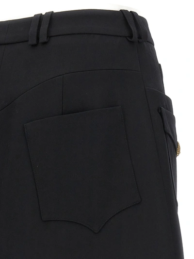 Shop Balmain Mini Skirt Skirts Black