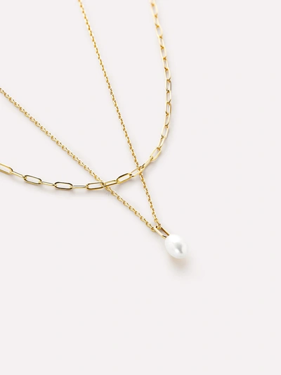 Shop Ana Luisa Gold Pearl Necklace