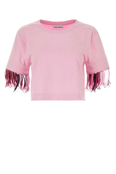Shop Rabanne Paco  T-shirt In Pink