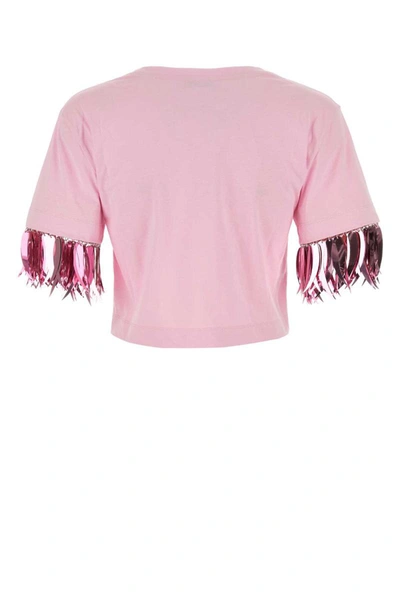 Shop Paco Rabanne T-shirt In Pink