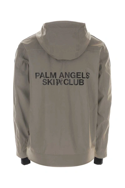 Shop Palm Angels Jackets In Silver
