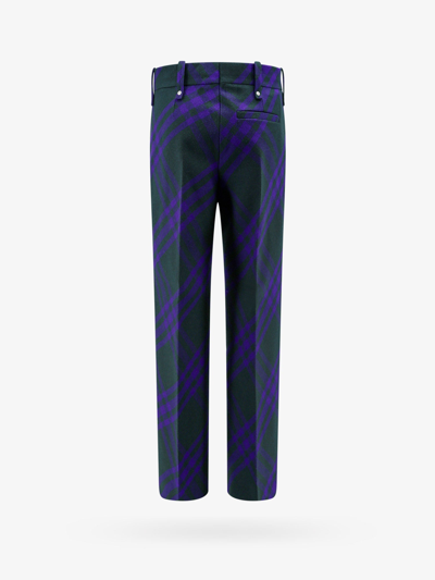 Shop Burberry Man Trouser Man Multicolor Pants