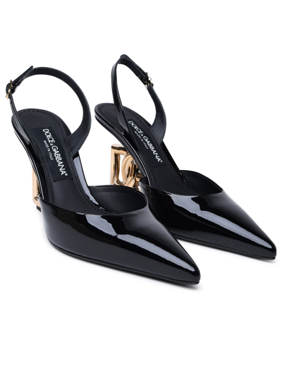 Shop Dolce & Gabbana Black Patent Leather Pumps Woman