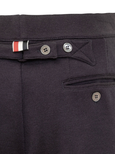 Shop Thom Browne Shorts In Navy