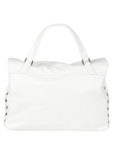 Shop Zanellato Postina Daily Shoulder Bag In White Latte