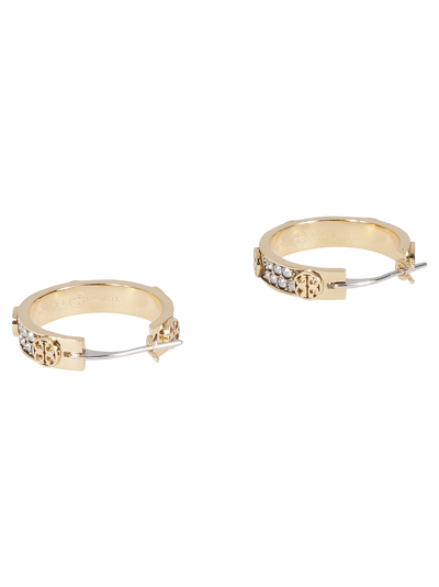Shop Tory Burch Miller Stud Earrings In Tory Gold/crystal