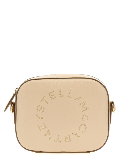 Shop Stella Mccartney Mini Camera Bag Crossbody Bag In Beige