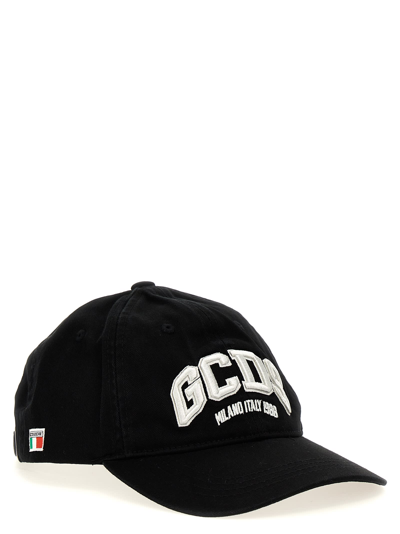 Shop Gcds Logo Embroidery Cap In Black
