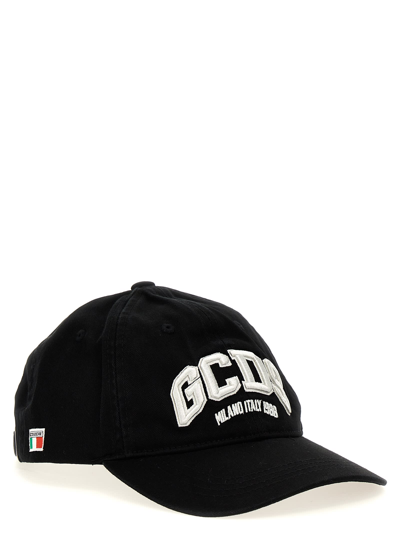Gcds Logo-embroidered Baseball Cap In Black