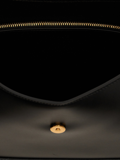 Versace Greca Goddess Small Shoulder Bag In Black