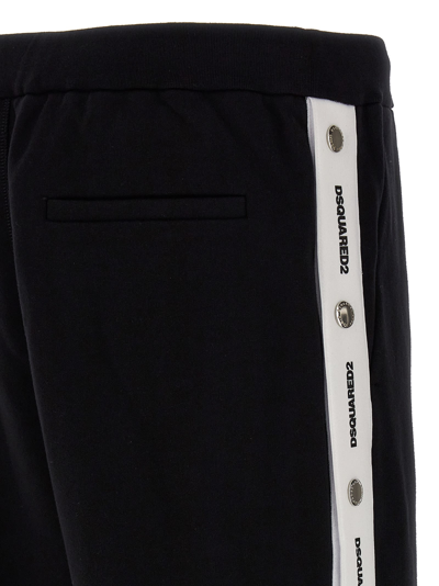 Shop Dsquared2 Burbs Joggers In White/black