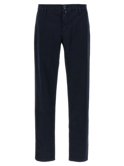 Shop Jacob Cohen Chinos In Blue