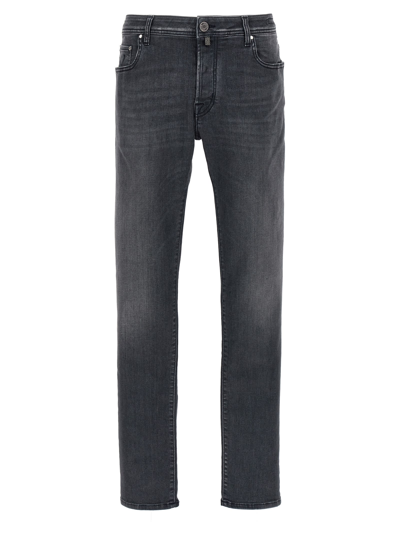 Shop Jacob Cohen Bard Jeans In Gray