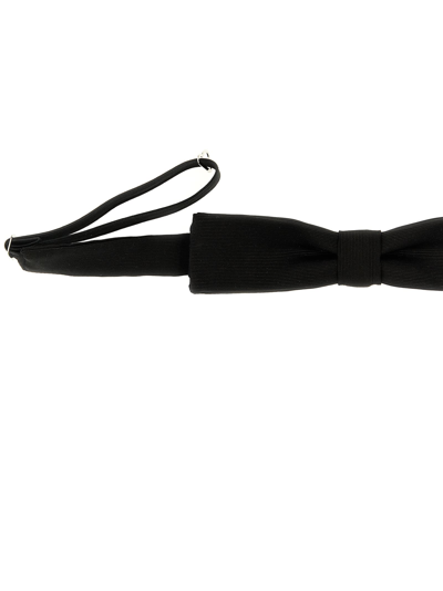Shop Dsquared2 Mogador Silk Bow Tie In Black