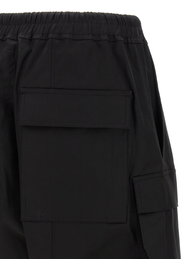 Shop Rick Owens Cargo Long Pants In Black