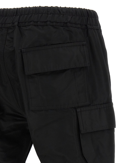 Shop Rick Owens Mastodon Megacargo Pants In Black