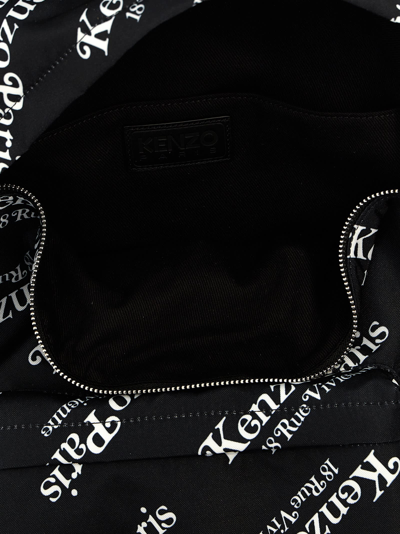 Shop Kenzo Gram Backpack In White/black