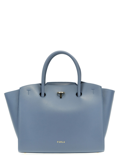 Shop Furla Genesi M Handbag In Blue