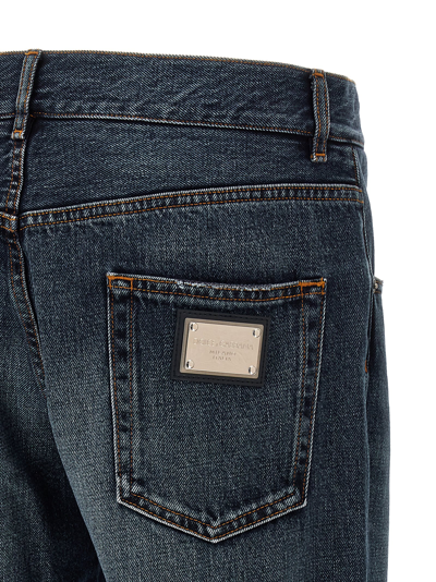 Shop Dolce & Gabbana 5-pocket Jeans In Blue