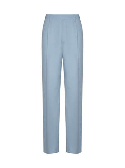 Shop Lardini Pants In Azzurro