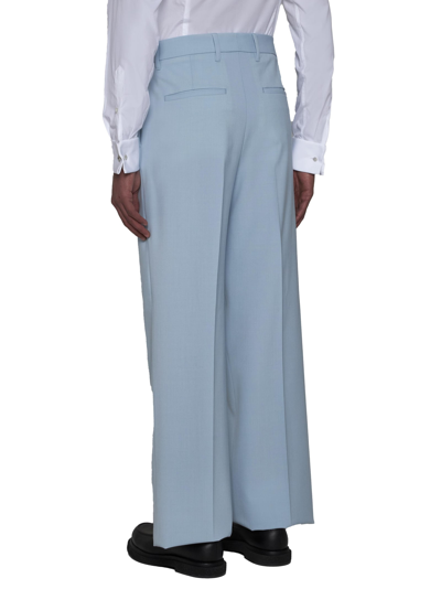 Shop Lardini Pants In Azzurro