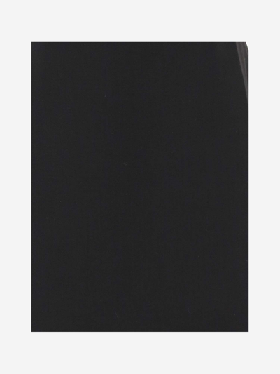 Shop Coperni Viscose Blend Dress With Logo In Black