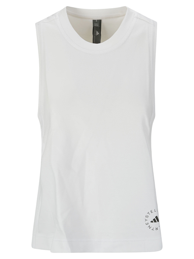 Shop Adidas By Stella Mccartney Logo Tank In White