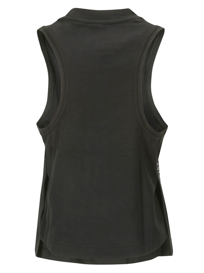 Shop Adidas By Stella Mccartney Logo Tank In Black