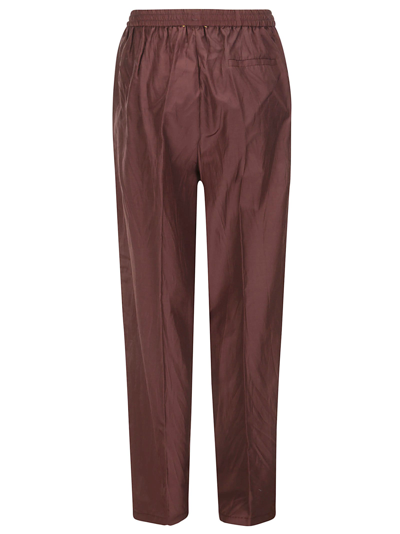 Shop Forte Forte Chic Taffettas Palazzo Pants In Cacao