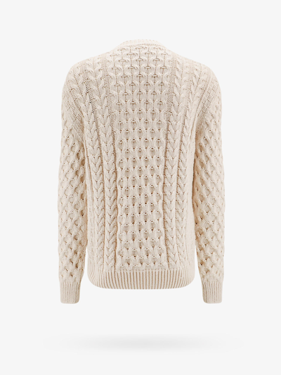 Shop Givenchy Man Sweater Man Beige Knitwear In Cream