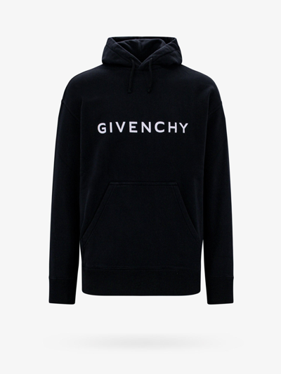 Shop Givenchy Man Sweatshirt Man Black Sweatshirts